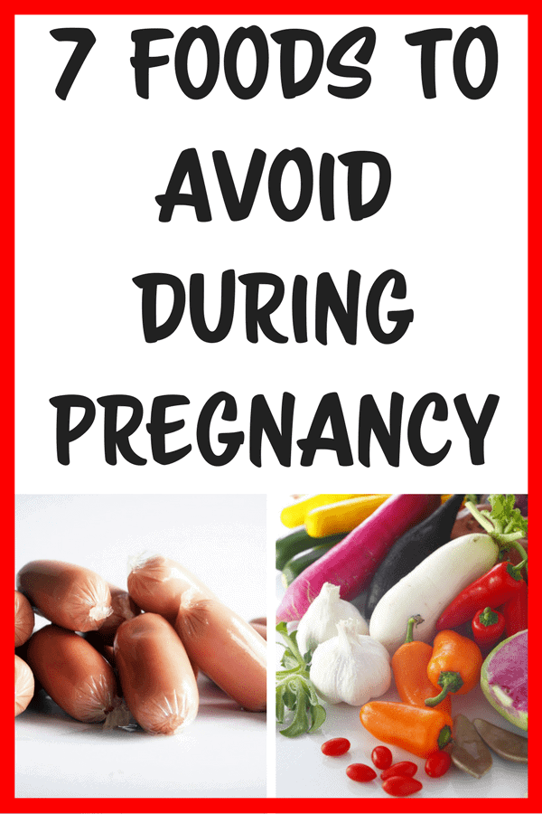 7 foods to avoid during pregnancy. These foods are off limits for moms to be! New mom tips for first time pregnancy. #pregnancy #food #habitatformom