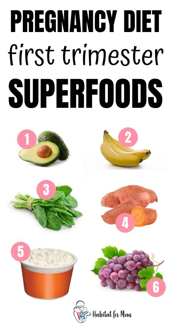 6 Super Healthy Pregnancy First Trimester Foods to Eat Habitat For Mom