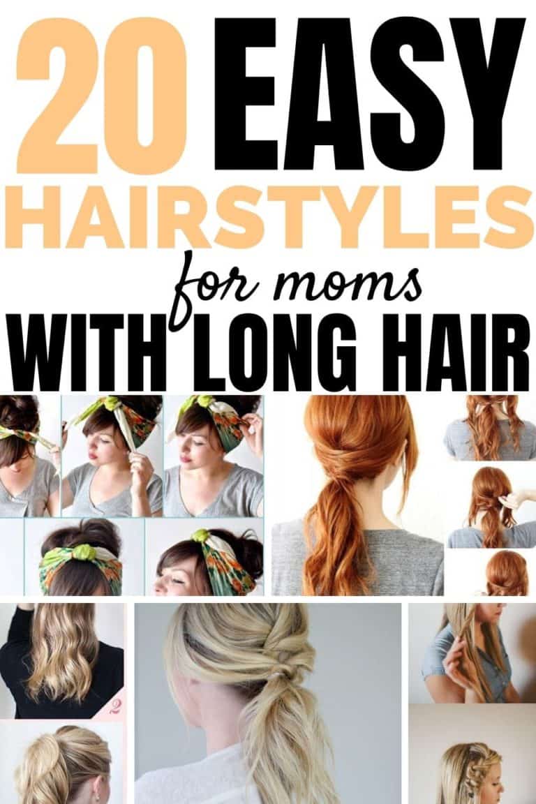 20 Easy Hairstyles for Moms With Long Hair Habitat for Mom