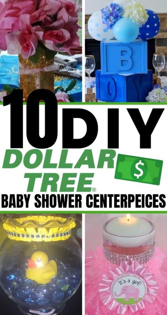 dollar tree centerpieces for baby shower