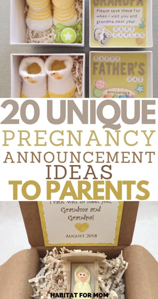 when to announce pregnancy to parents