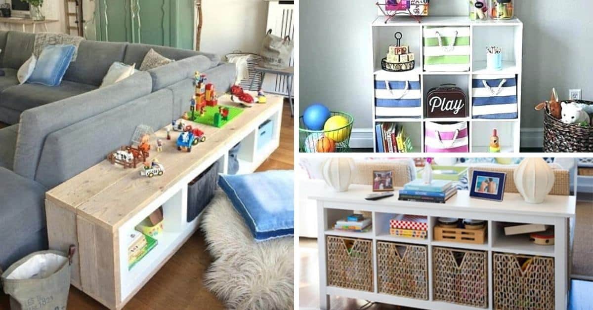 living room toy organization ideas