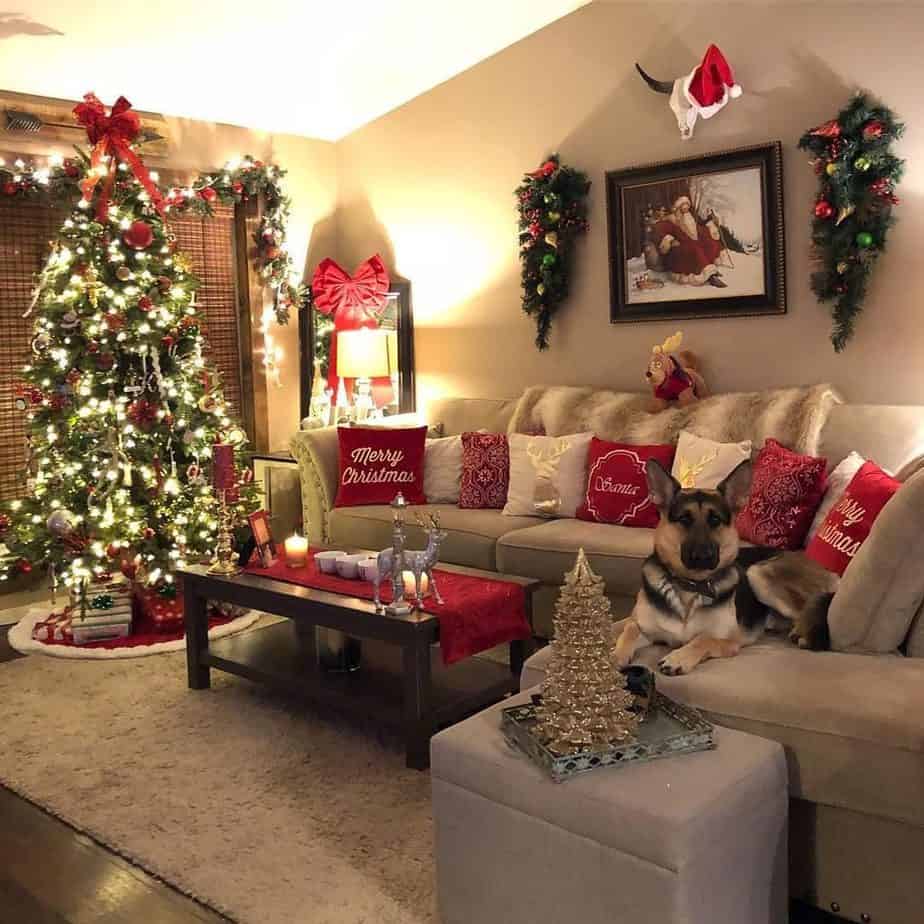 Decorating A Living Room For Christmas 