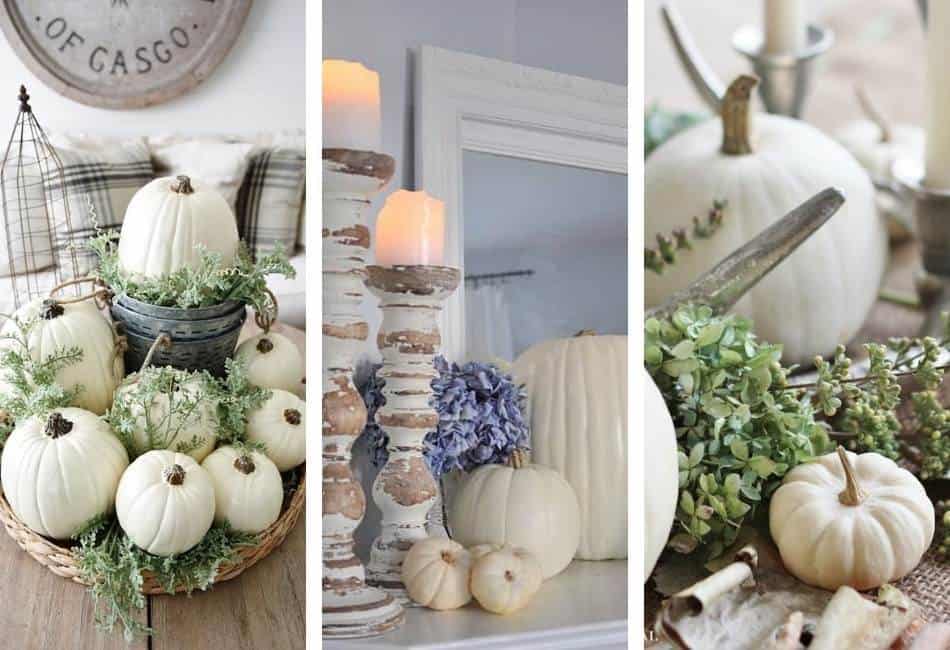 15 Pretty Ways To Decorate Your Home With White Pumpkins For Fall   Copy Of Ft Image 1 1 