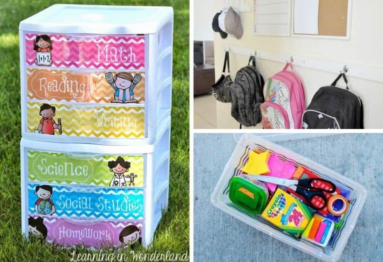 20+ Back to School Organization Hacks That Will Make Life Easier ...