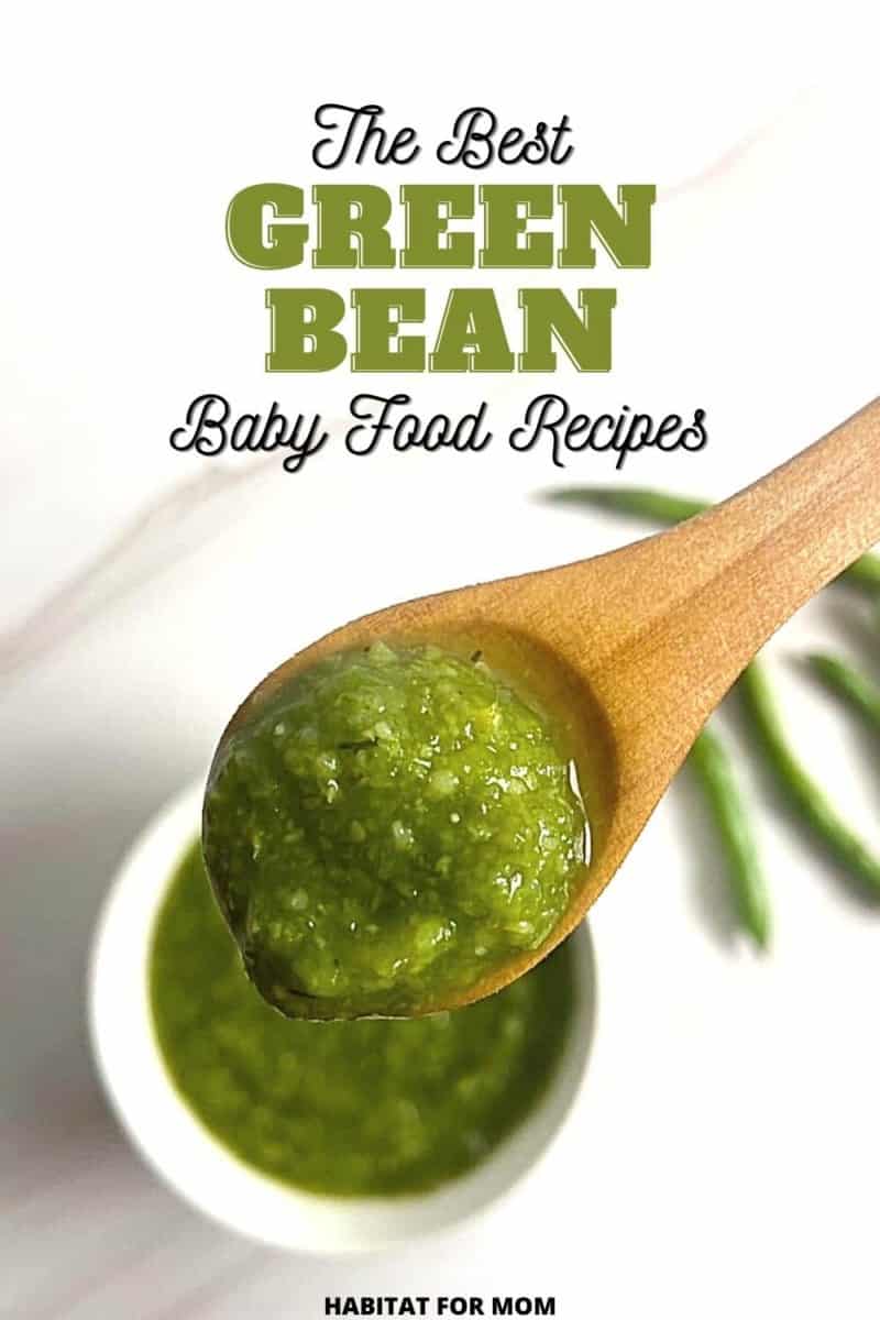 Simple Green Bean Baby Food Recipe Habitat for Mom